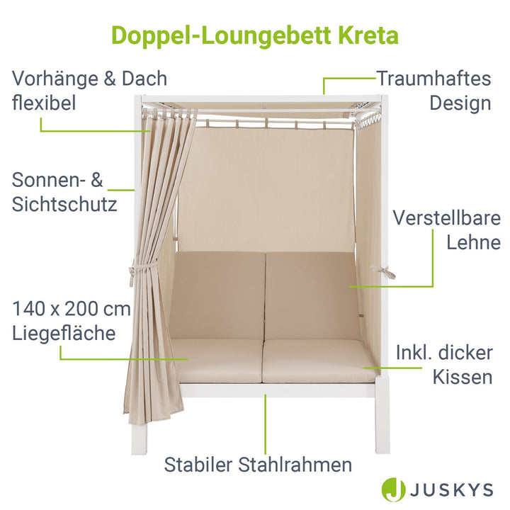 Doppel-Loungebett Kreta