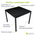 Pergola bioclimatique Tahiti 3 x 3 m avec 2x parois latérales 3 m