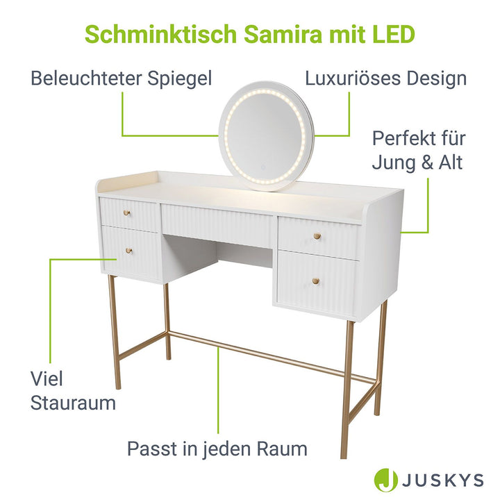 Schminktisch mit Spiegel Samira