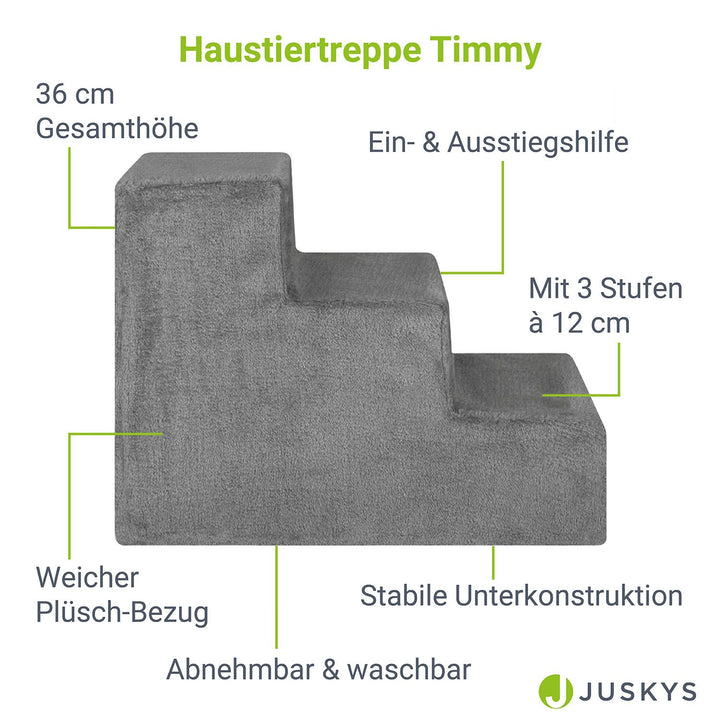 Escalier pour animaux Timmy avec 3 marches