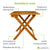 Table en bois pliable Zadar