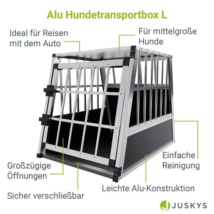 Aluminium Hundetransportbox