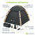 Tente gonflable avec accessoires pour 1 à 4 personnes