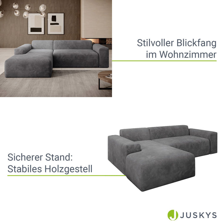 Sofa in L-Form Vals
