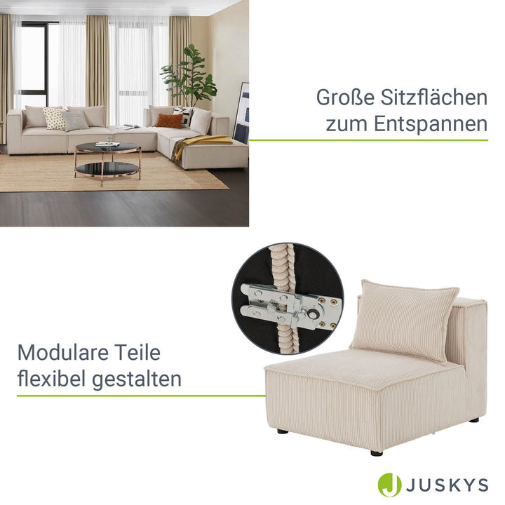 Canapé modulable Domas XXL - espace salon