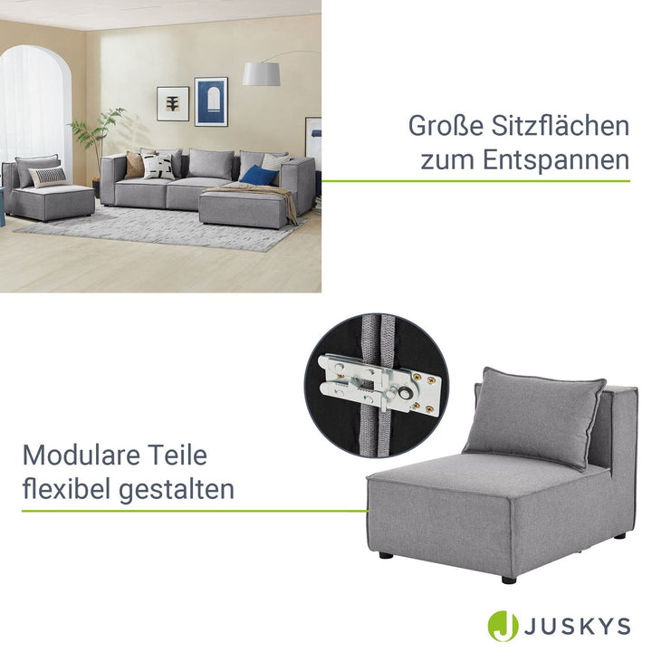 Canapé modulable Domas XL - 4 places