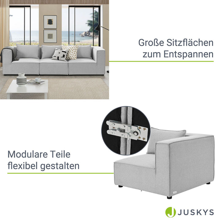 Canapé modulable Domas M - 3 places