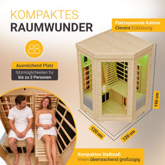 Cabine de sauna infrarouge Aalborg