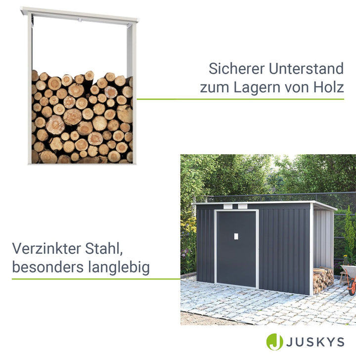 Holzunterstand Anbau M Links/Rechts