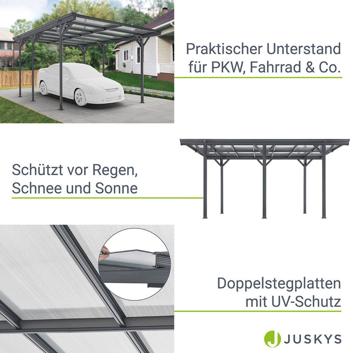 Carport 5x3 m - différents modèles