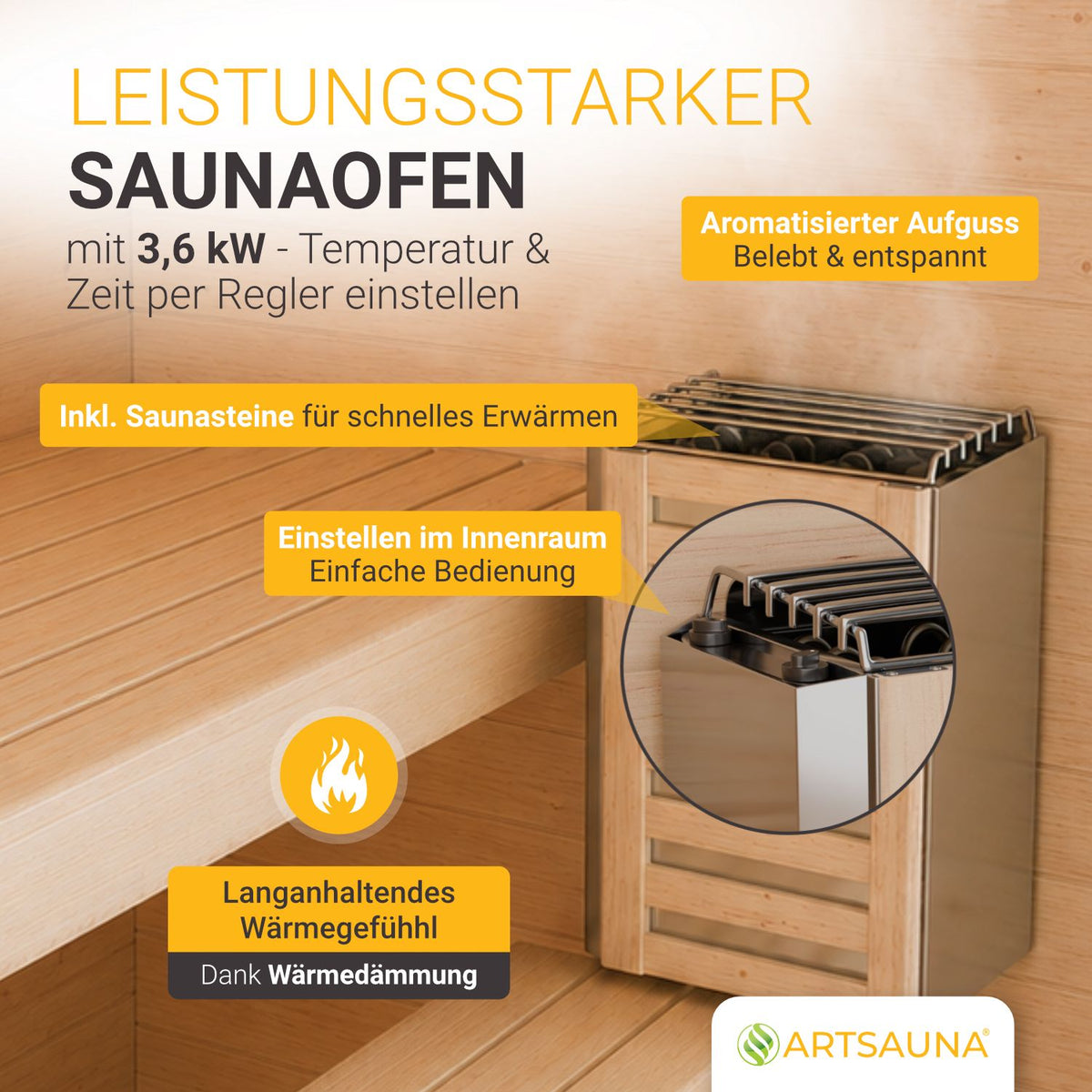Sauna tonneau cubique Fjora M