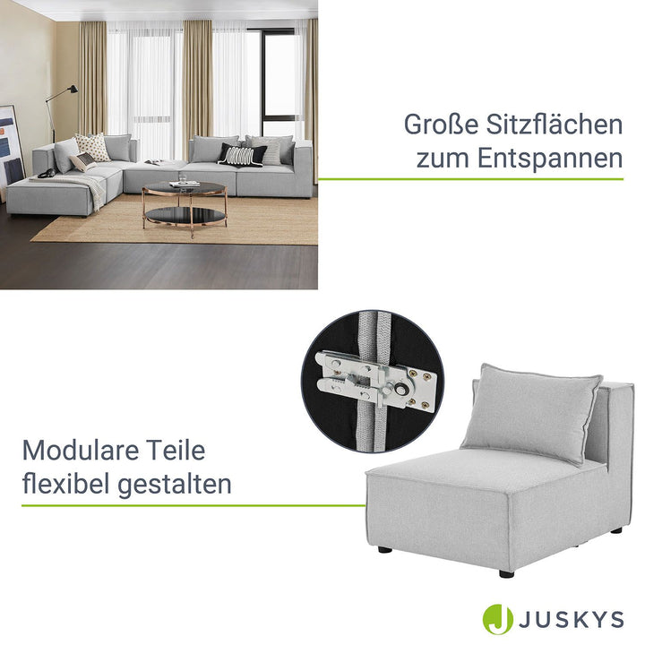 Canapé modulable Domas XXL - espace salon