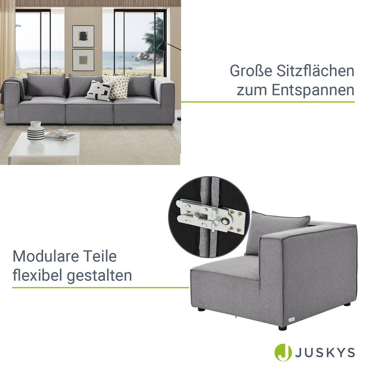 Canapé modulable Domas M - 3 places