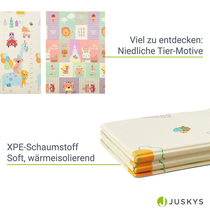 Kinder Spielmatte 180 x 200 cm - diverse Designs