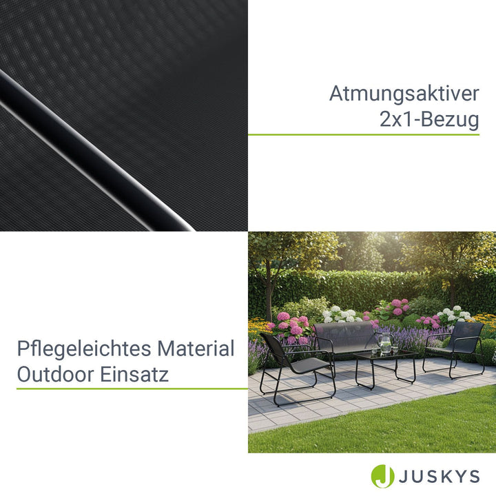 Ensemble de mobilier de jardin Genua 4 pièces avec table et banc