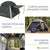 Tente gonflable avec accessoires pour 1 à 4 personnes