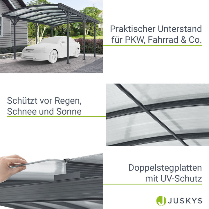 Carport 5x3 m - différents modèles