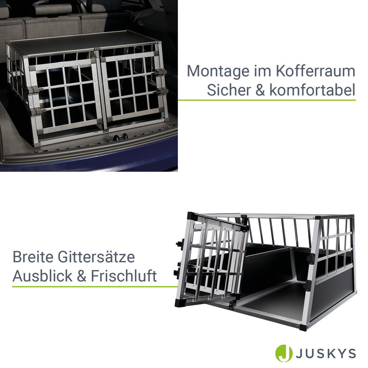 Aluminium Hundetransportbox