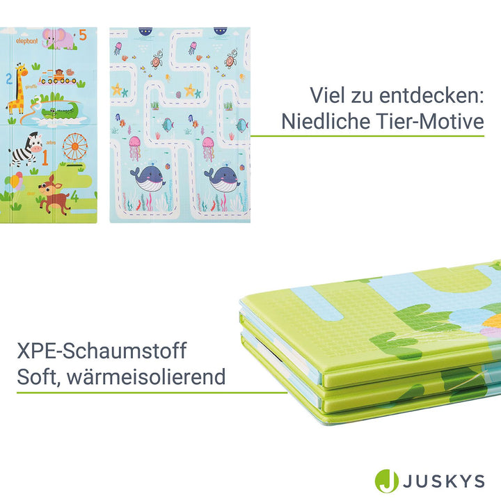 Kinder Spielmatte 180 x 200 cm - diverse Designs