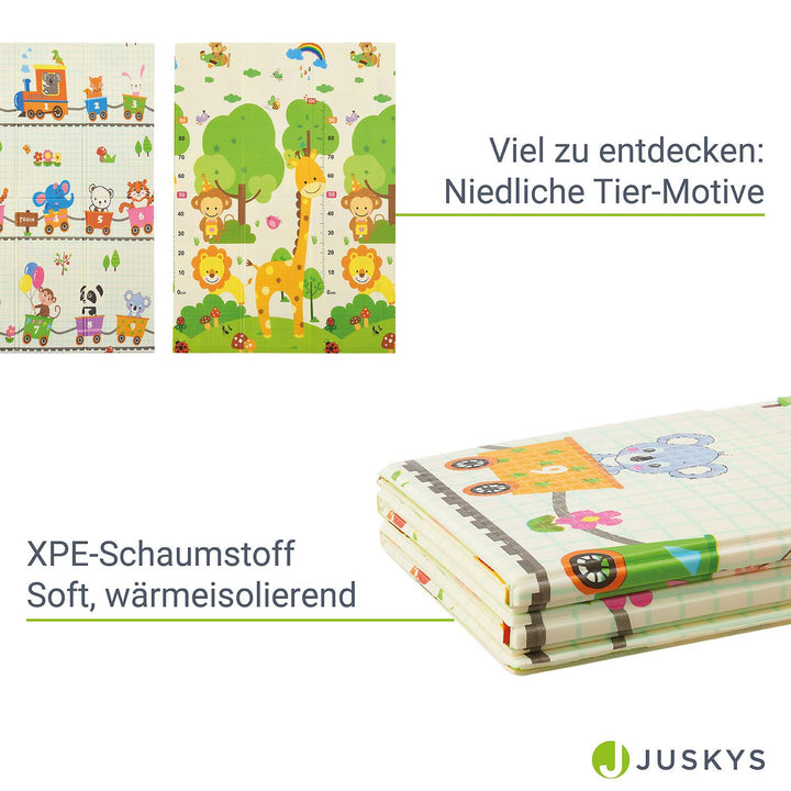Kinder Spielmatte 180 x 200 cm - diverse Designs