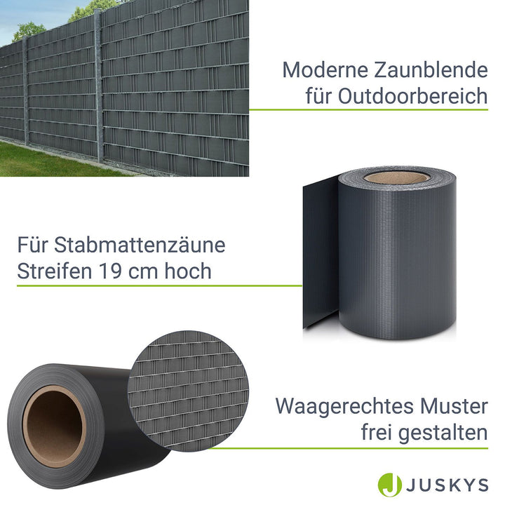 Sichtschutzstreifen Einzel- & Doppelstabmatten