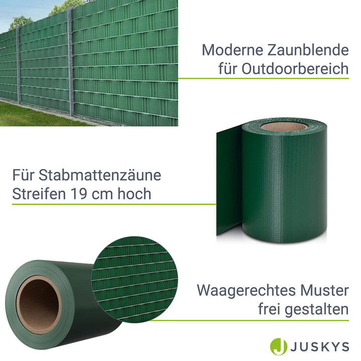 Sichtschutzstreifen Einzel- & Doppelstabmatten