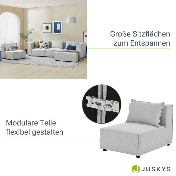 Canapé modulable Domas XL - 4 places