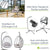 Chaise suspendue Aria avec cadre