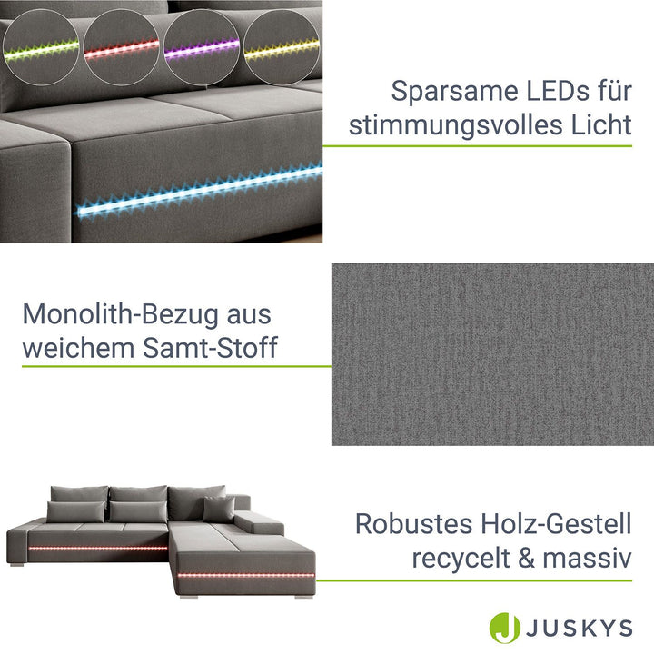 Canapé Davos avec LED