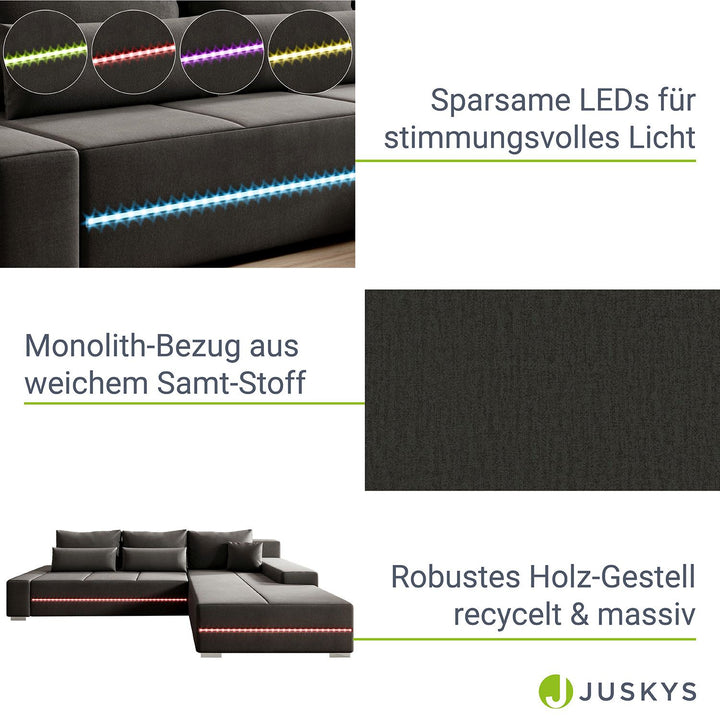 Canapé Davos avec LED