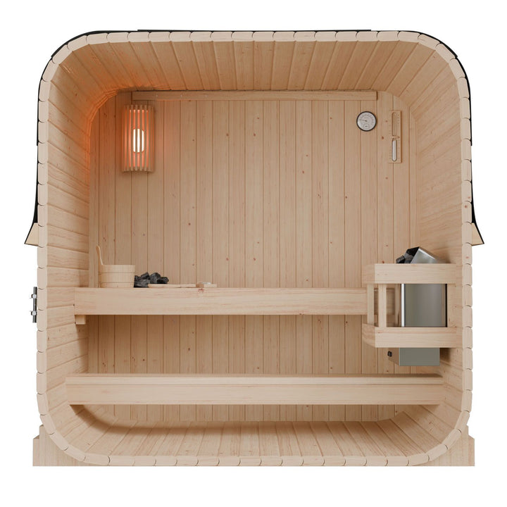 Sauna tonneau cubique Fjora M