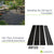 Lames de terrasse en WPC anthracite