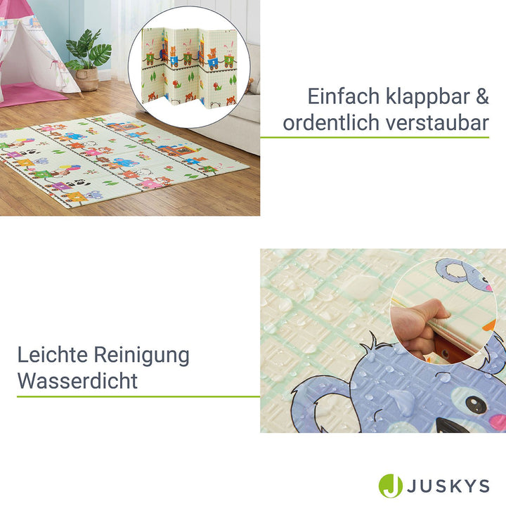 Kinder Spielmatte 180 x 200 cm - diverse Designs