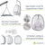 Chaise suspendue Aria avec cadre