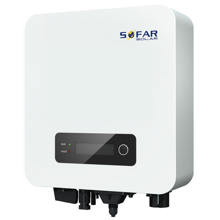 Système solaire composé de 8 panneaux solaires Longi de 400 W et d'un onduleur