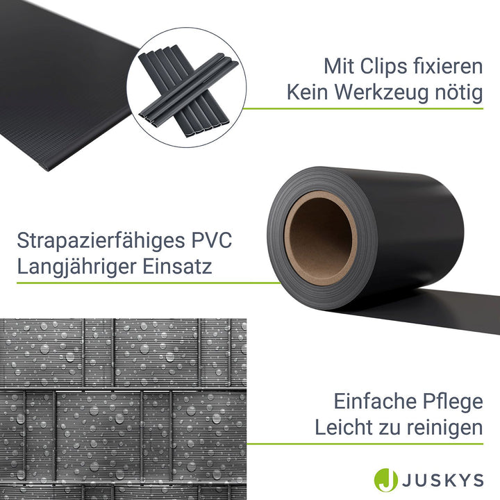 Sichtschutzstreifen Einzel- & Doppelstabmatten