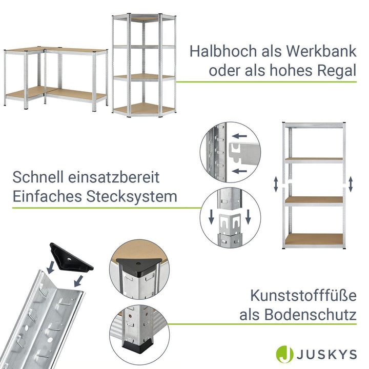 3er Regalsystem 1 Corner & 2 Easy