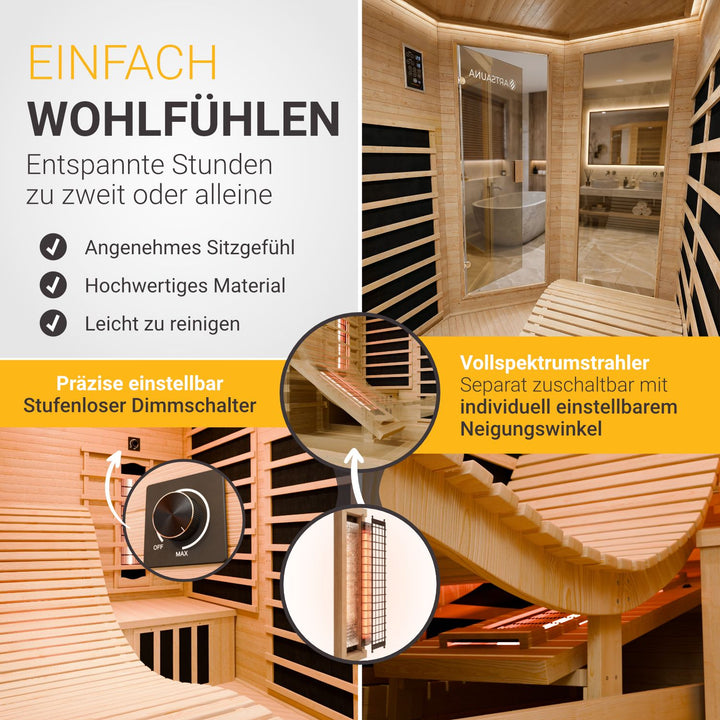 Cabine de sauna infrarouge Kolding