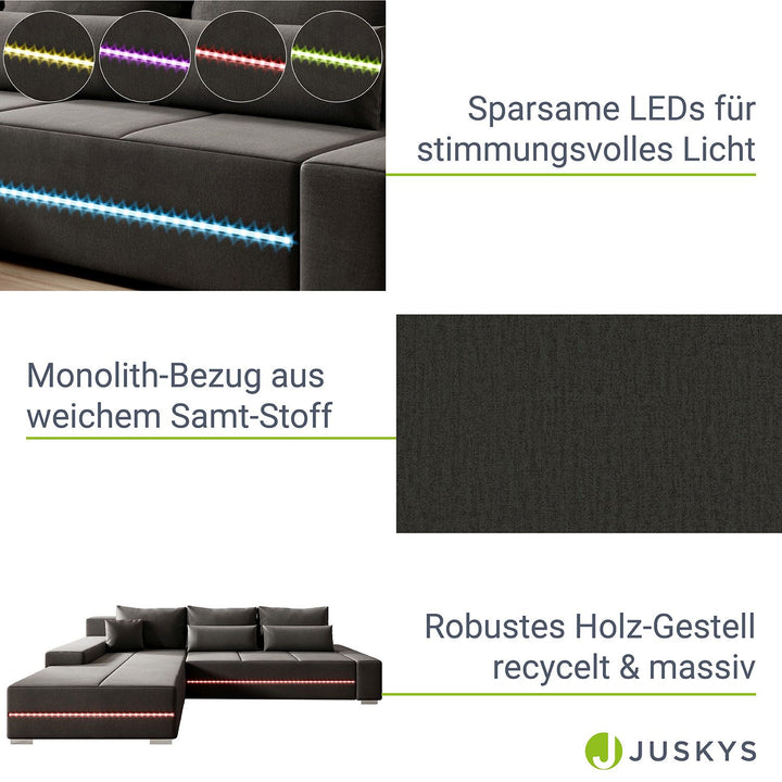 Canapé Davos avec LED
