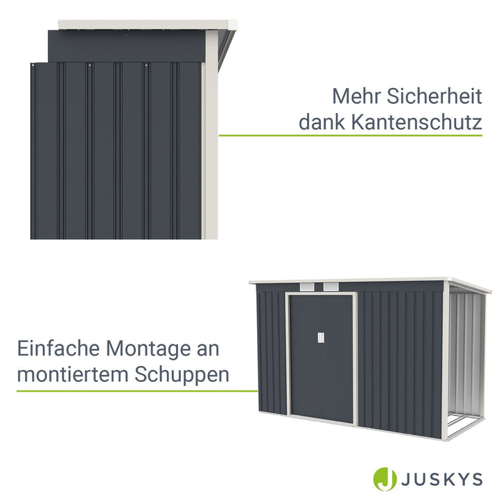 Holzunterstand Anbau M Links/Rechts