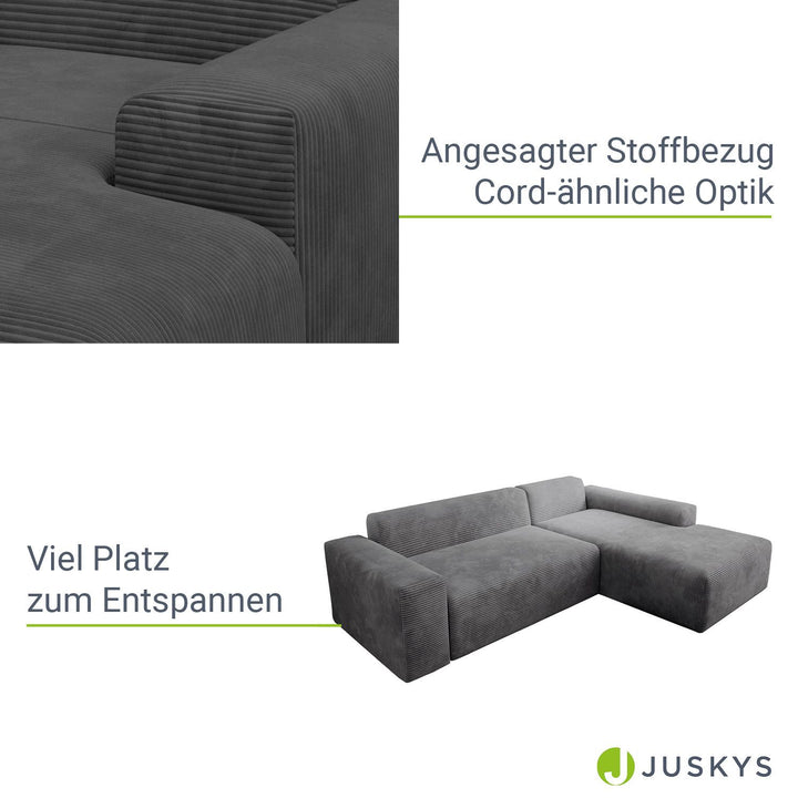 Sofa in L-Form Vals