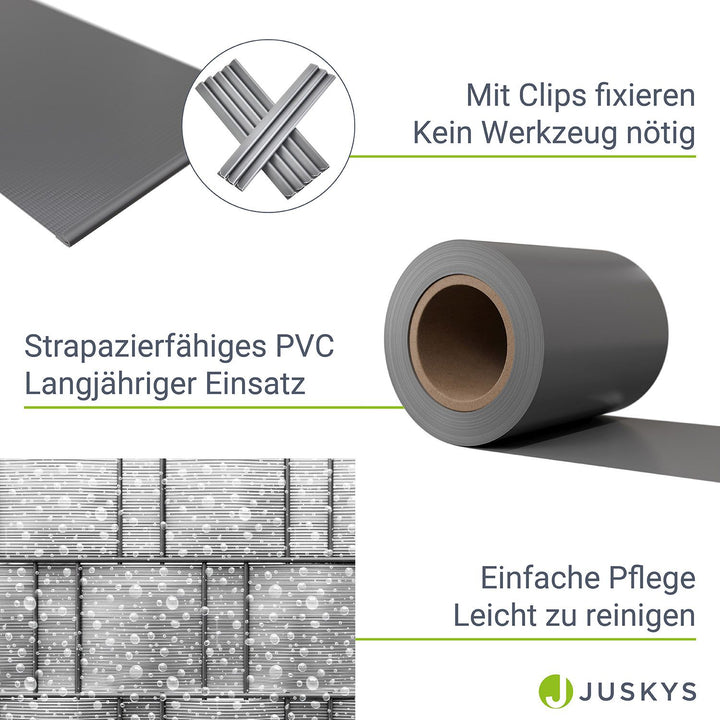 Sichtschutzstreifen Einzel- & Doppelstabmatten