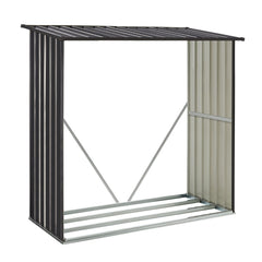 Holzunterstand Metall Enno