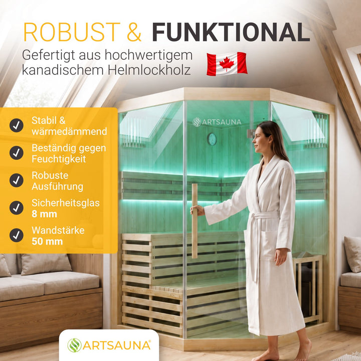 Sauna intérieur Espoo 150 Premium
