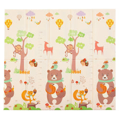 Spielmatte 180 x 200 cm mit diversen Tiermotiven