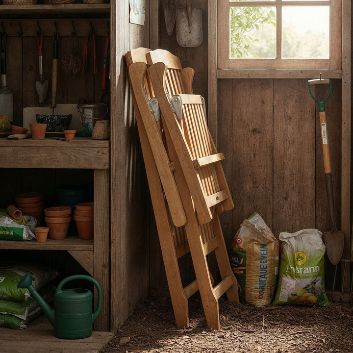 Bain de soleil de jardin résistant aux intempéries en bois huilé