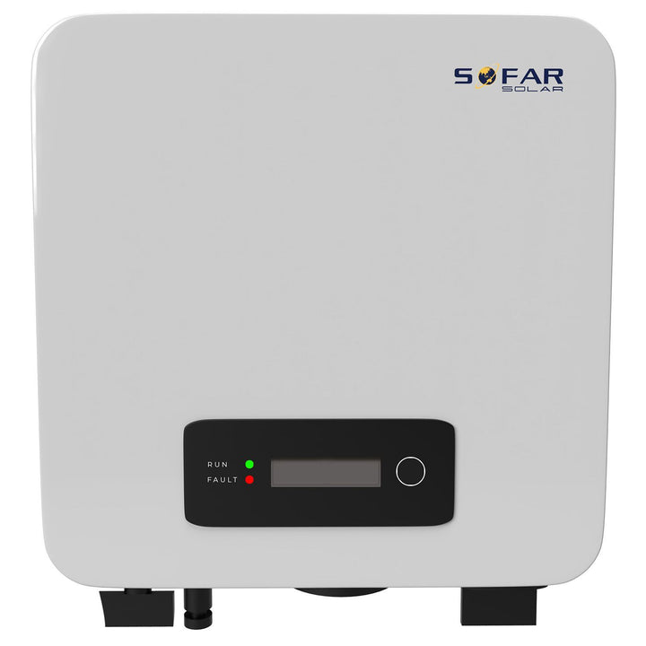 Système solaire composé de 8 panneaux solaires Longi de 400 W et d'un onduleur