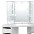 Coiffeuse Nova avec tabouret Melly