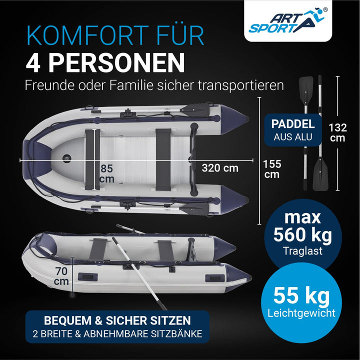 Bateau pneumatique 3,20 m