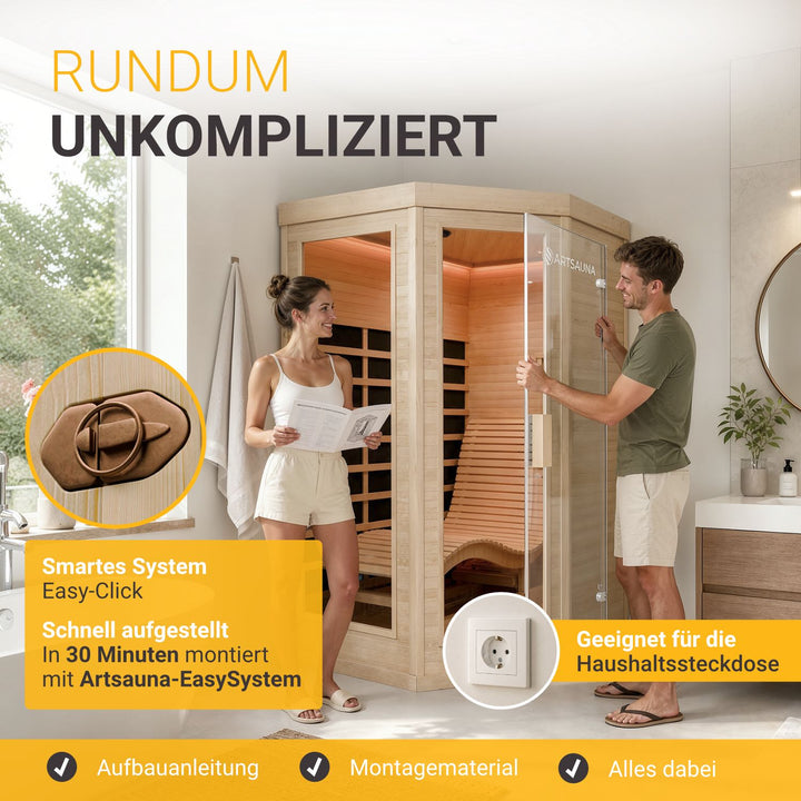 Cabine de sauna infrarouge Kolding